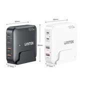 Unitek 100W Masaüstü GAN Şarjİstasyon Beyaz (P1229AWH) - 2