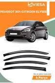 Peugeot 301-Citroen Elysee Uyumlu Batman Yarasa Ayna Kapağı + Cam Rüzgarlığı - 3