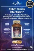 Kiperin Calm Relax Passiflora Safran Valerian HTP 30 Kapsül thumbnail 3
