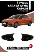 Hyundai I30 2012-2017 Uyumlu Batman Yarasa Ayna Kapağı Piano Black - 1