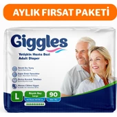 Giggles Yetişkin Hasta Bezi Large 30'lu x 3 - 1