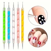 5li Nail Art Tırnak Süsleme Dotting Kalemi thumbnail 1