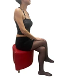 Siyah Kumaş Astarlı Fermuarlı Mini Dar Etek - 2