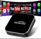 Ozmik Arabalar için Video Kutusu  Netflix, YouTube, CarPlay ve Android Auto  Tak ve Çalıştır - 1