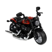 Çek Bırak1:14 Die-Cast Clasic Motosiklet - Turuncu - 1
