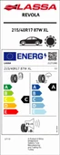 215/40R17 87W REVOLA LASSA - 4