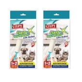 Stepy Class Tüy Toplayıcı 1+2 Rulo 50 Yaprak + 2 Yedek x 2 Set - 1