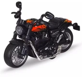 Çek Bırak1:14 Die-Cast Clasic Motosiklet - Alev Desenli - 4