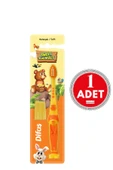 Difaş Sweet Animals Yumuşak Çocuk Diş Fırçası Turuncu - 1