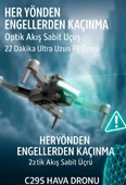 Ozmik C29S Hava Dronu 4K 200 MP HD Kamera  4,5 LCD Kumanda  GPS & Engel Kaçınma - 4