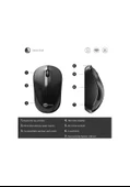 Lecoo WS206 Kablosuz 1200 DPI 3 Tuşlu Optik Mouse Siyah - 3