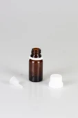 Amber Cam Şişe, İçten Damlalıklı Şişe 10 ml - 1