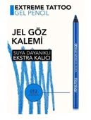 Flormar Extreme Tattoo Ekstra Kalıcı Mat Jel Göz Kalemi 012 Blue Dream thumbnail 5