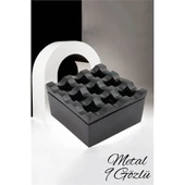 ModaCar Rexite Siyah Metal 9 Gözlü Kül Tablası - 1