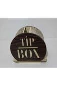 Tip Box Ahşap Bahşiş Kutusu - 4