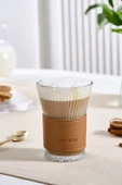 Leather Cool Touch Latte Bardağı 210 Ml Kahverengi thumbnail 1