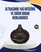 LED Işıklı Sessiz Çalışan Soğuk Buhar Nemlendirici thumbnail 1