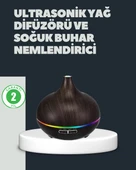 550ML Ultrasonik Hava Nemlendirici ve Aromaterapi Difüzörü thumbnail 1
