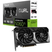 ASUS GEFORCE DUAL-RTX5060TI-O16G 16GB GDDR7 128BIT 1XHDMI 3XDP EKRAN KARTI - 1