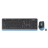 A4 TECH FG1035 MAVİ Q MM 2.4G KABLOSUZ KLAVYE MOUSE SET - 1