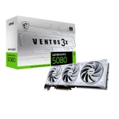 MSI GEFORCE RTX5080 16G VENTUS 3X OC WHITE 256BIT 1XHDMI 3XDP EKRAN KARTI - 1