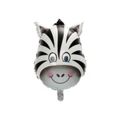 Parti Sürprizi Safari Partisi Zebra Folyo Balon 1 Adet - 1