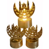 Parti Sürprizi Hilal Cami Masa Dekoru Işık 1 Adet thumbnail 1