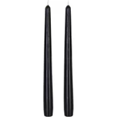 Parti Sürprizi Siyah Metalik Parlak 2 Li Şamdan Uzun Mum thumbnail 2