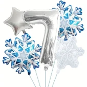 Parti Sürprizi Kartanesi 7 Yaş Rakam Folyo Balon Set thumbnail 1