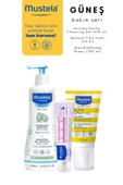 Mustela Bebek Şampuan 500 ml + Güneş Koruyucu Spf 50+ 100 ml + Pişik Kremi 50 ml SS20200612010 - 1