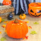 Parti Sürprizi Hallowen cadılar bayramı balkabağı 15 cm 1 adet - 1