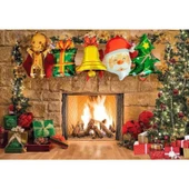 Parti Sürprizi Yılbaşı Partisi Noel Baba Çam Ağacı Folyo Balon Set thumbnail 2