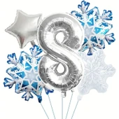 Parti Sürprizi Kartanesi 8 Yaş Rakam Folyo Balon Set thumbnail 1