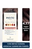 Phyto Color Amonyaksız Kalıcı Doğal Içerikli Bitkisel Saç Boyası 4.77 Yoğun Kestane Bakır - 1