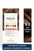 Phyto Color Amonyaksız Kalıcı Doğal Içerikli Bitkisel Saç Boyası 5.3 Açık Kestane Dore - 1