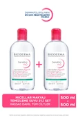 Bioderma Sensibio H2O Micellar Makyaj Temizleme Suyu 2'li Set Hassas ve Tüm Ciltler Yüz ve Göz Çevresi 500 ml thumbnail 1
