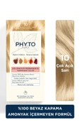 Phyto Color Bitkisel Amonyaksız Kalıcı Doğal Içerikli Bitkisel Saç Boyası 10 Çok Açık Sarı - 1