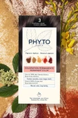 Phyto Color Amonyaksız Kalıcı Doğal Içerikli Bitkisel Saç Boyası 3 Koyu Kestane - 5