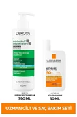 La Roche Posay Uzman Saç ve Cilt Bakım Seti: Anthelios Yüz Güneş Kremi 50 Ml & Dercos Kepek Karşıtı Şampuan 390 Ml - 1
