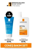 La Roche Posay Güneş Cilt Bakım Seti: Effaclar Yüz Temizleme Jeli x4 50ml & Anthelios SPF50+ Güneş Kremi 50ml thumbnail 1