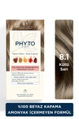 Phyto Color Amonyaksız Kalıcı Doğal Içerikli Bitkisel Saç Boyası 8.1 Küllü Sarı - 1