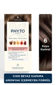 Phyto Color Amonyaksız Kalıcı Bitkisel Saç Boyası 6 Koyu Kumral - 1