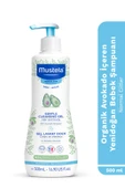 Mustela Organik Avokado Içeren Yenidoğan Bebek Göz Yakmayan Şampuanı Saç, Vücut 500 ml - 1
