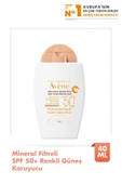 Avene Fluide Mineral Filtreli SPF 50+ Renkli Güneş Koruyucu 40 ml thumbnail 1