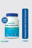 Velavit V-bromelain 500 2500 Gdu/g 30 Tablet thumbnail 1