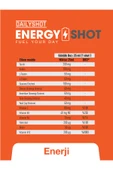 HANGOVERSHOT Energyshot Anında Enerji Desteği, 3 Ginseng Comlex, Guarana, Energy Shot 7'li thumbnail 7