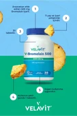 Velavit V-bromelain 500 2500 Gdu/g 30 Tablet thumbnail 2