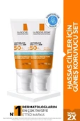La Roche Posay Anthelios Uvmune Hassas Ciltler Için Yüksek Korumalı Yüz Güneş Kremi Set 50 ml SPF50+X2 - 1