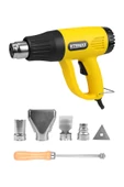 RTM303ASET Sıcak Hava Tabancası 2000 W 3'lü Set - Eldiven-Falçata Maket Bıçağı - 2