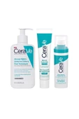 CeraVe Akneye Eğilim Gösteren Ciltler Için Temizleyici 236ml Yüz Bakım Jeli 40ml Retinol Serum 30ml - 1